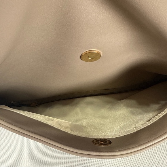 White Elm Aquila Tote Bag Taupe Laptop Bag Travel W/ Padded Crossbody Strap - Picture 5 of 16